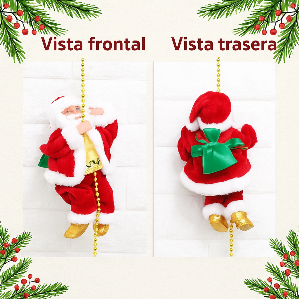 Decoración Navidad - Santa Escalador