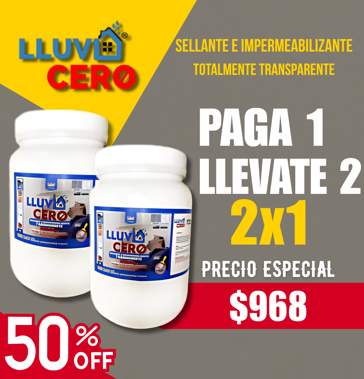 LLUVIA ACERO PLUS 2,000 ML