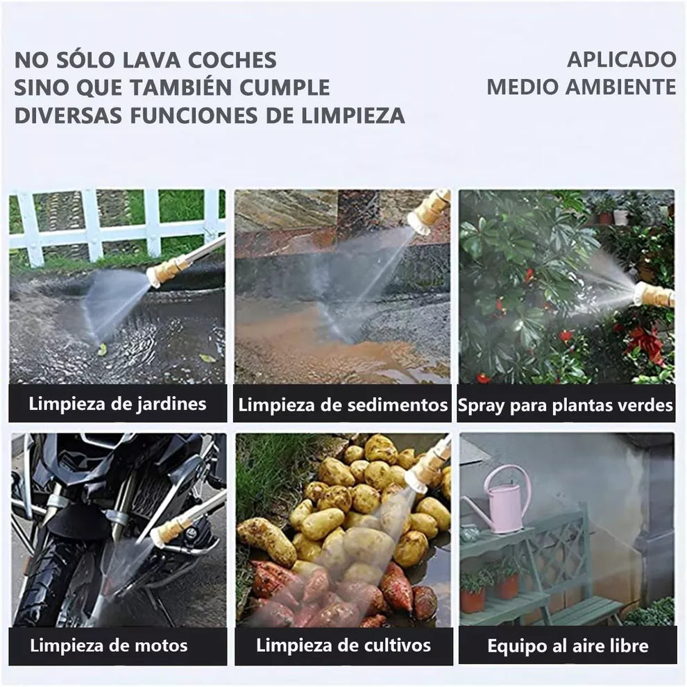 JETCLEAN PORTATIL™ – Limpieza Profesional con Ahorro de Agua