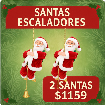 Decoración Navidad - Santa Escalador