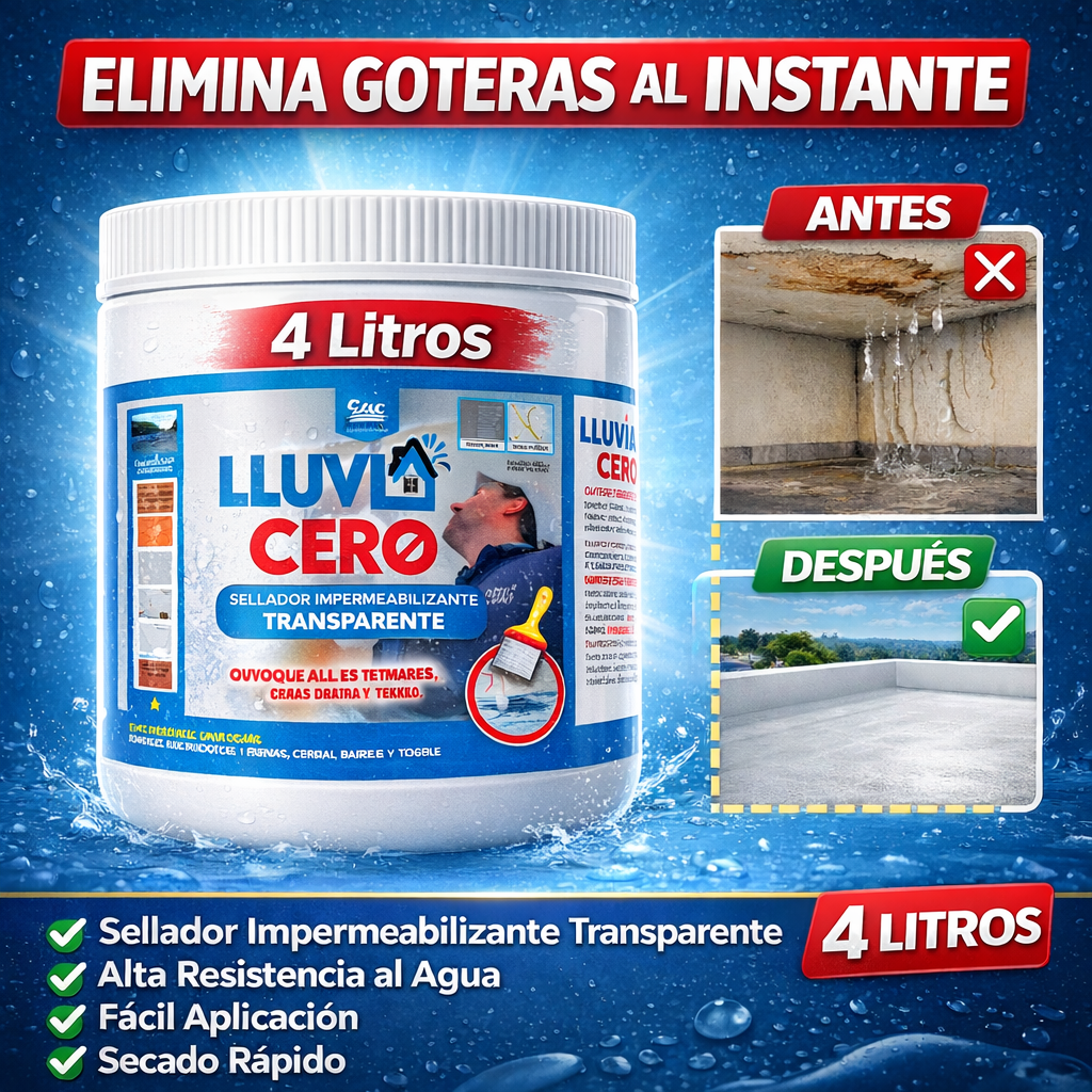 Lluvia Cero Pack 4 Litros + Brocha