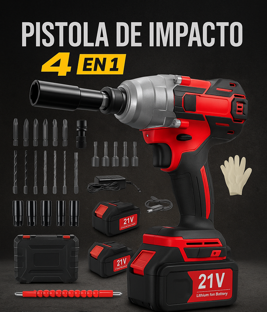 Pistola de Impacto Emtop - 2 Baterias