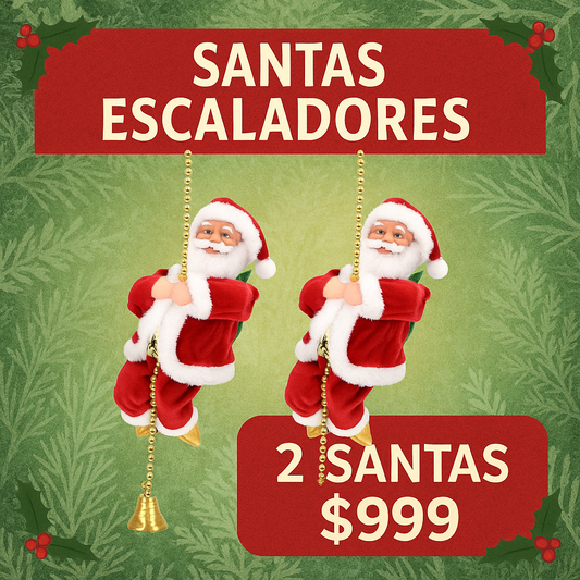 Decoración Navidad - Santa Escalador